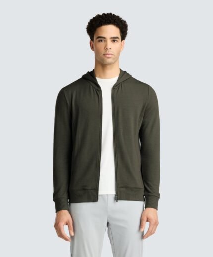 Men's Compact Travel Hoodie - Forest